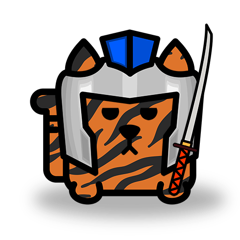 Square Cat Warrior